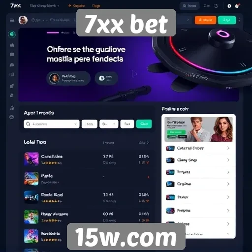 Análise da interface do usuário do site 7xx bet